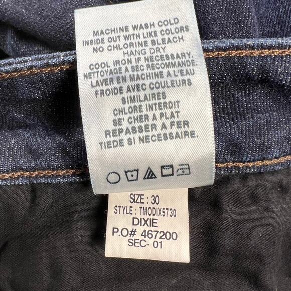 Joe’s Jeans Curvy Bootcut Dark Dixie Wash Mid Rise 35” Inseam Tall Size 30 - Picture 9 of 13